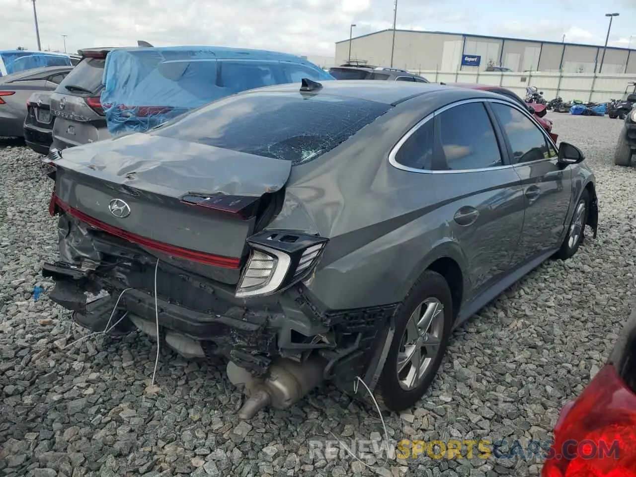 3 Фотография поврежденного автомобиля 5NPEG4JAXNH142740 HYUNDAI SONATA 2022