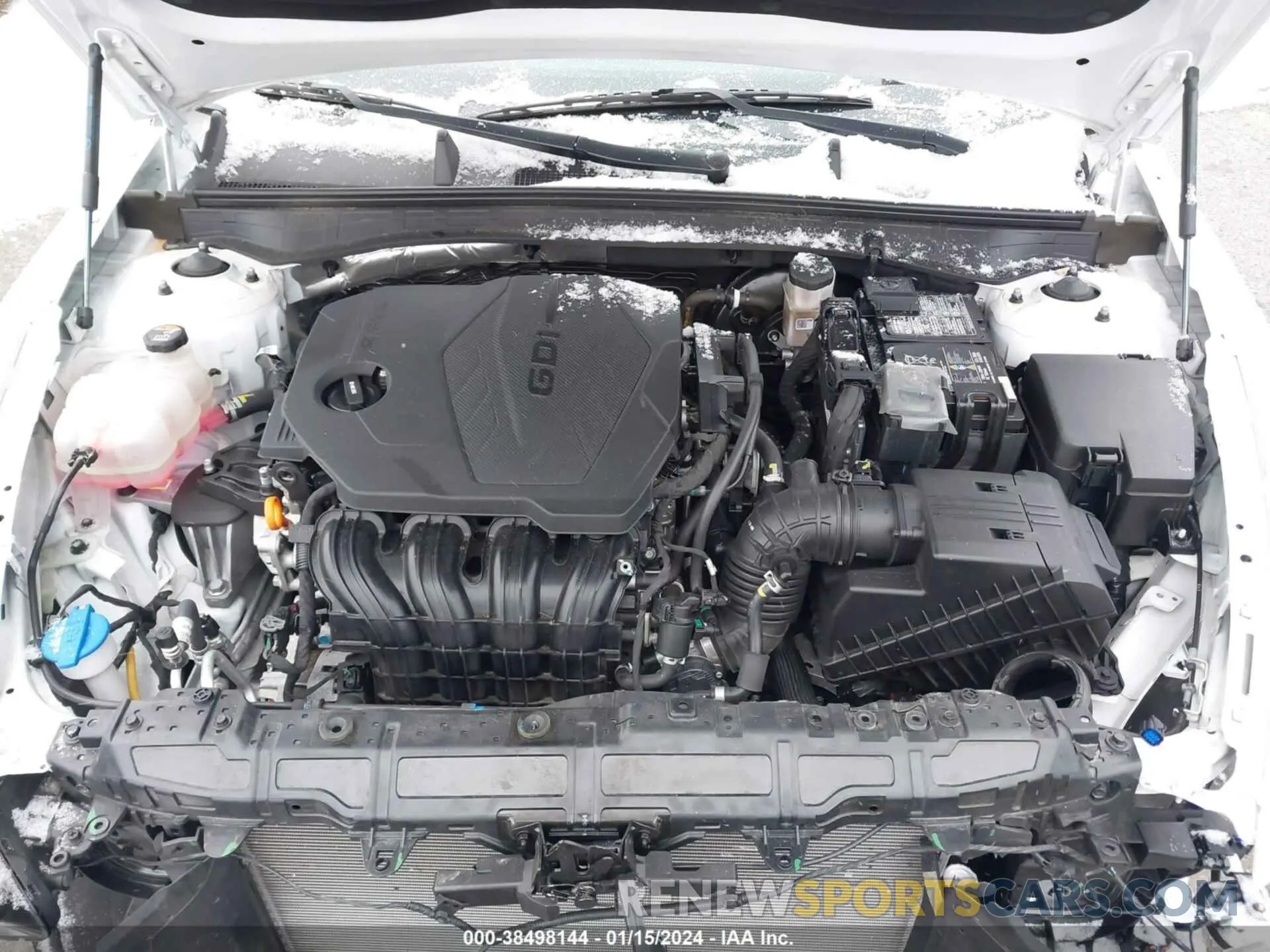 10 Photograph of a damaged car 5NPEG4JAXNH143533 HYUNDAI SONATA 2022