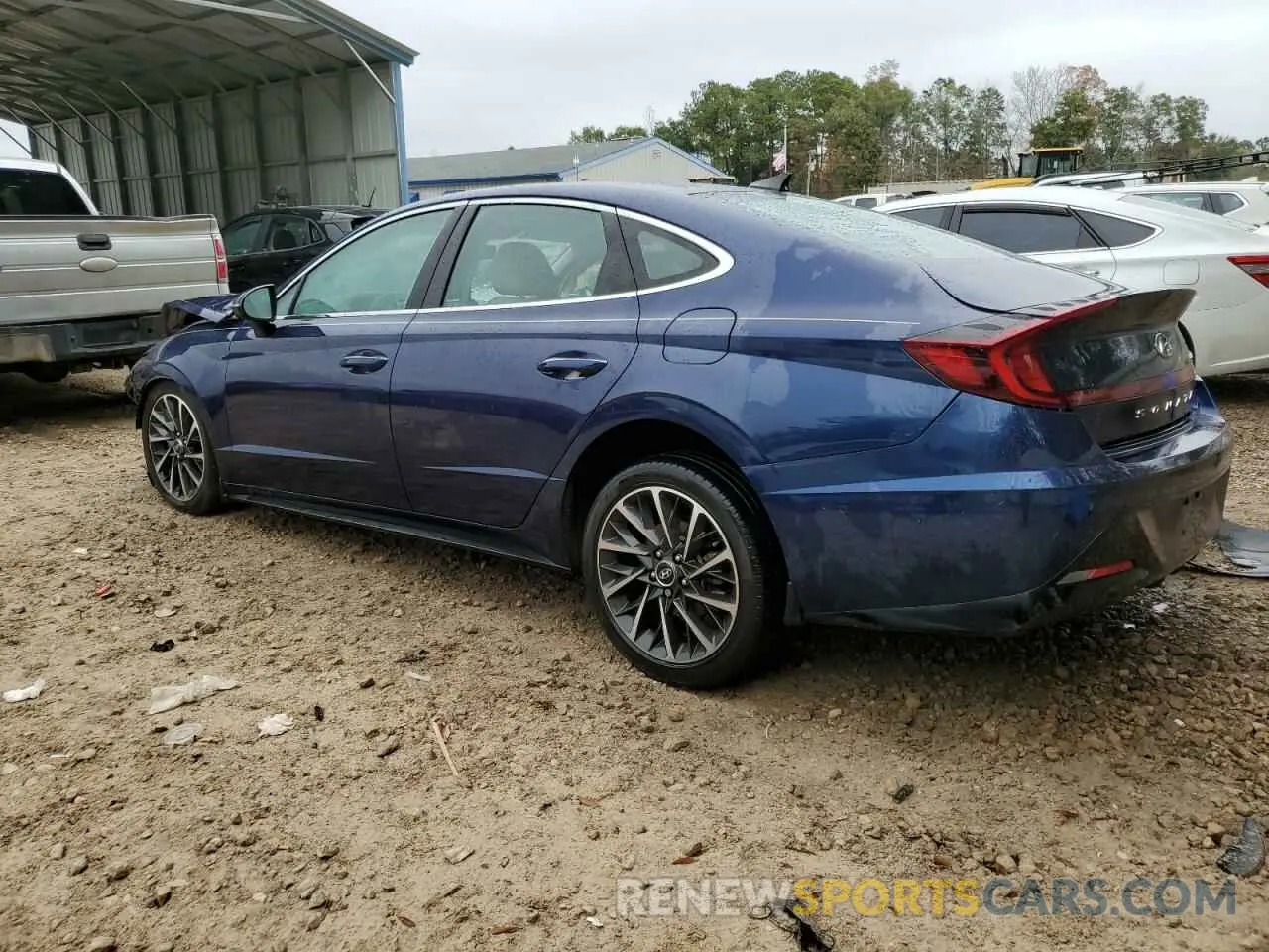 2 Photograph of a damaged car 5NPEH4J23NH137952 HYUNDAI SONATA 2022