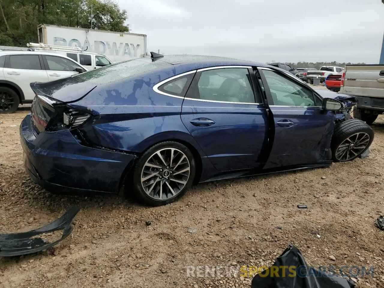 3 Photograph of a damaged car 5NPEH4J23NH137952 HYUNDAI SONATA 2022