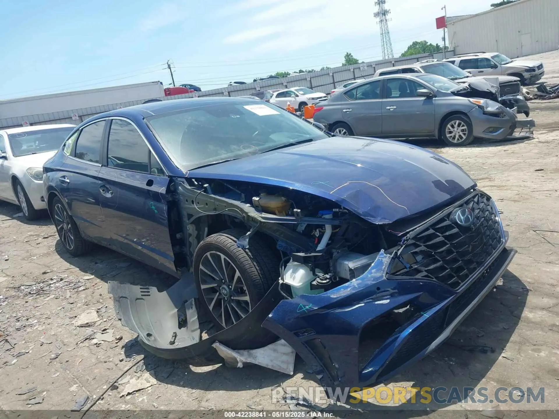 1 Фотография поврежденного автомобиля 5NPEH4J29NH138202 HYUNDAI SONATA 2022