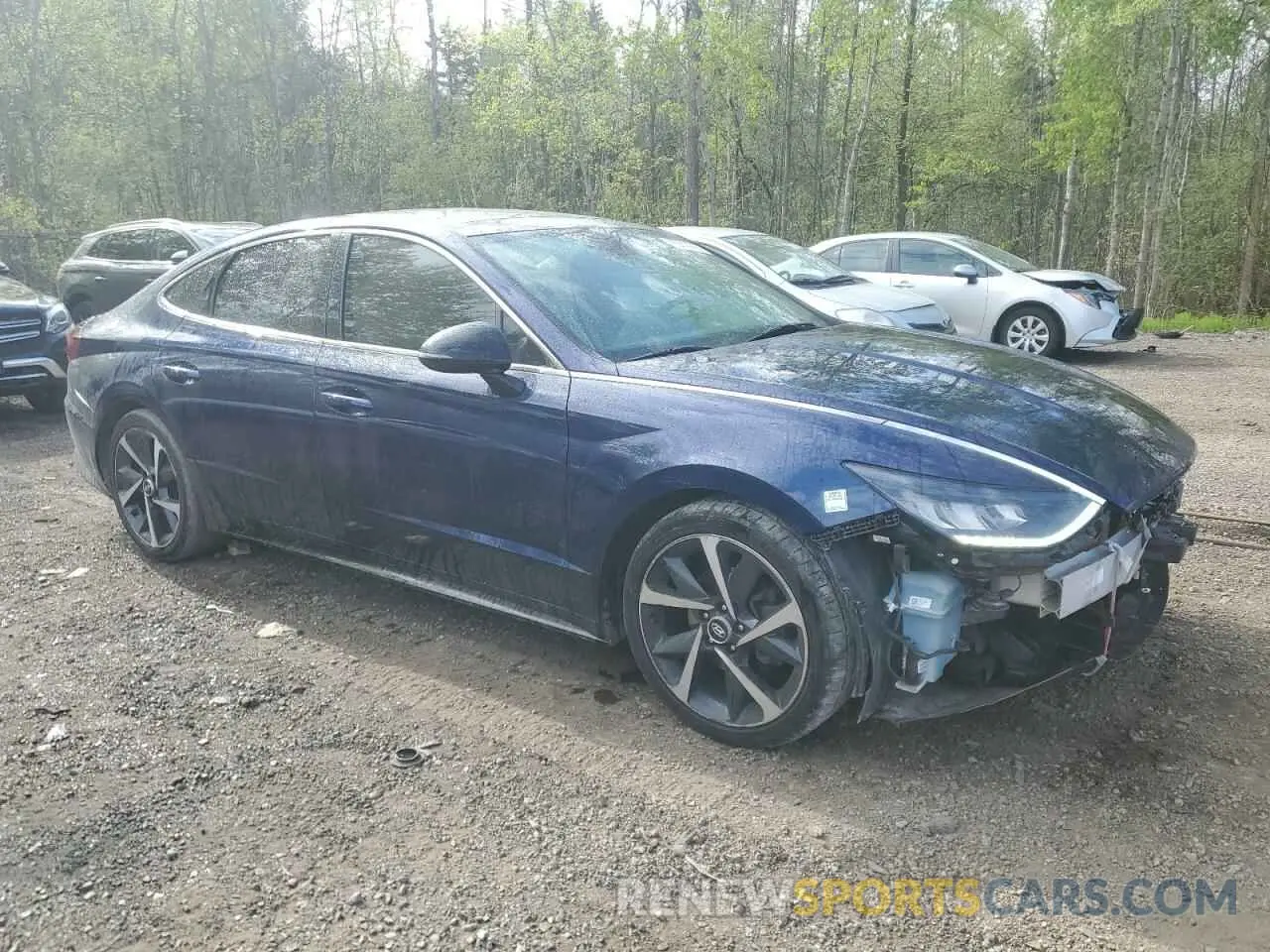4 Photograph of a damaged car 5NPEJ4J20NH149660 HYUNDAI SONATA 2022