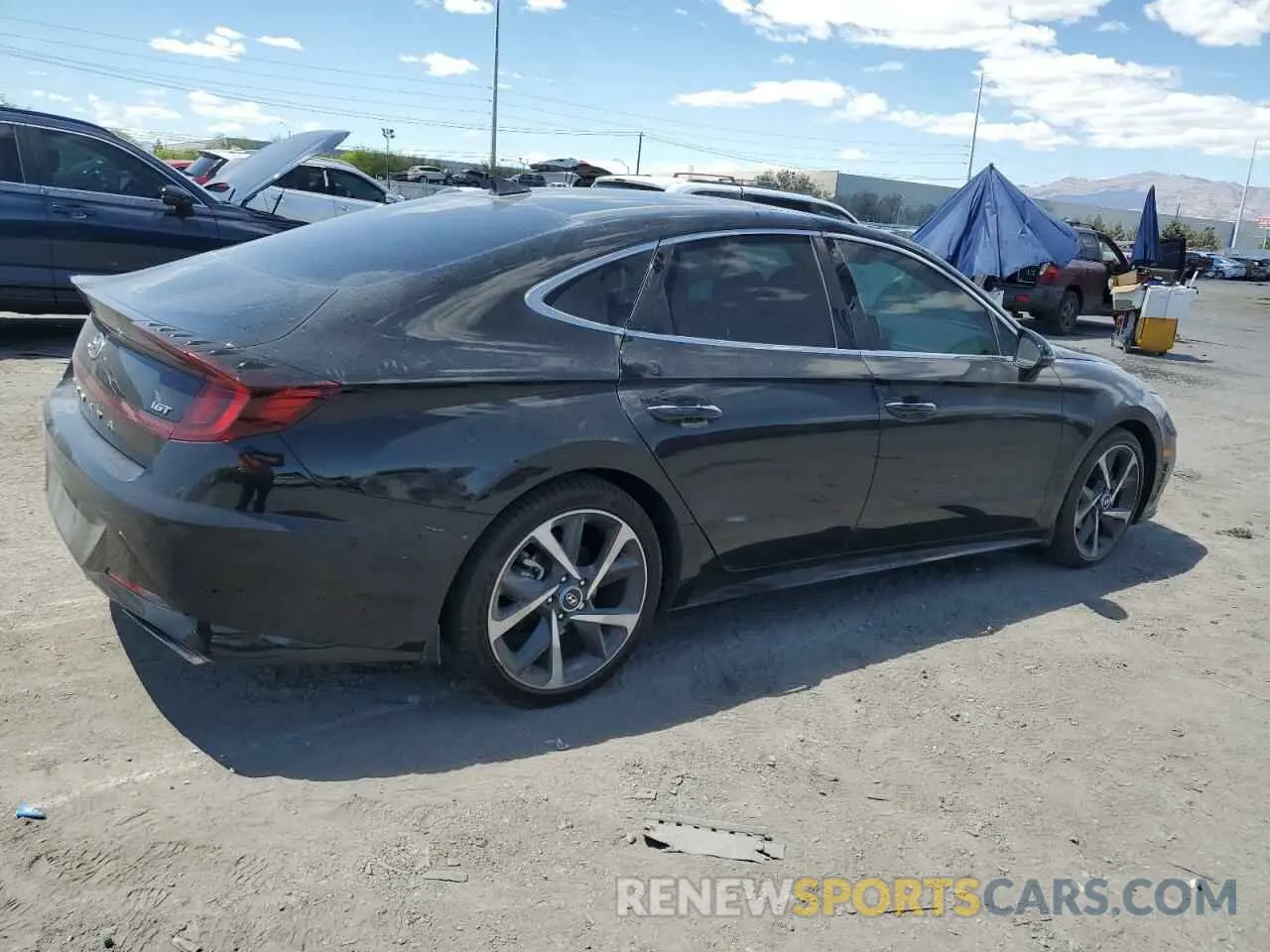 3 Photograph of a damaged car 5NPEJ4J21NH136352 HYUNDAI SONATA 2022