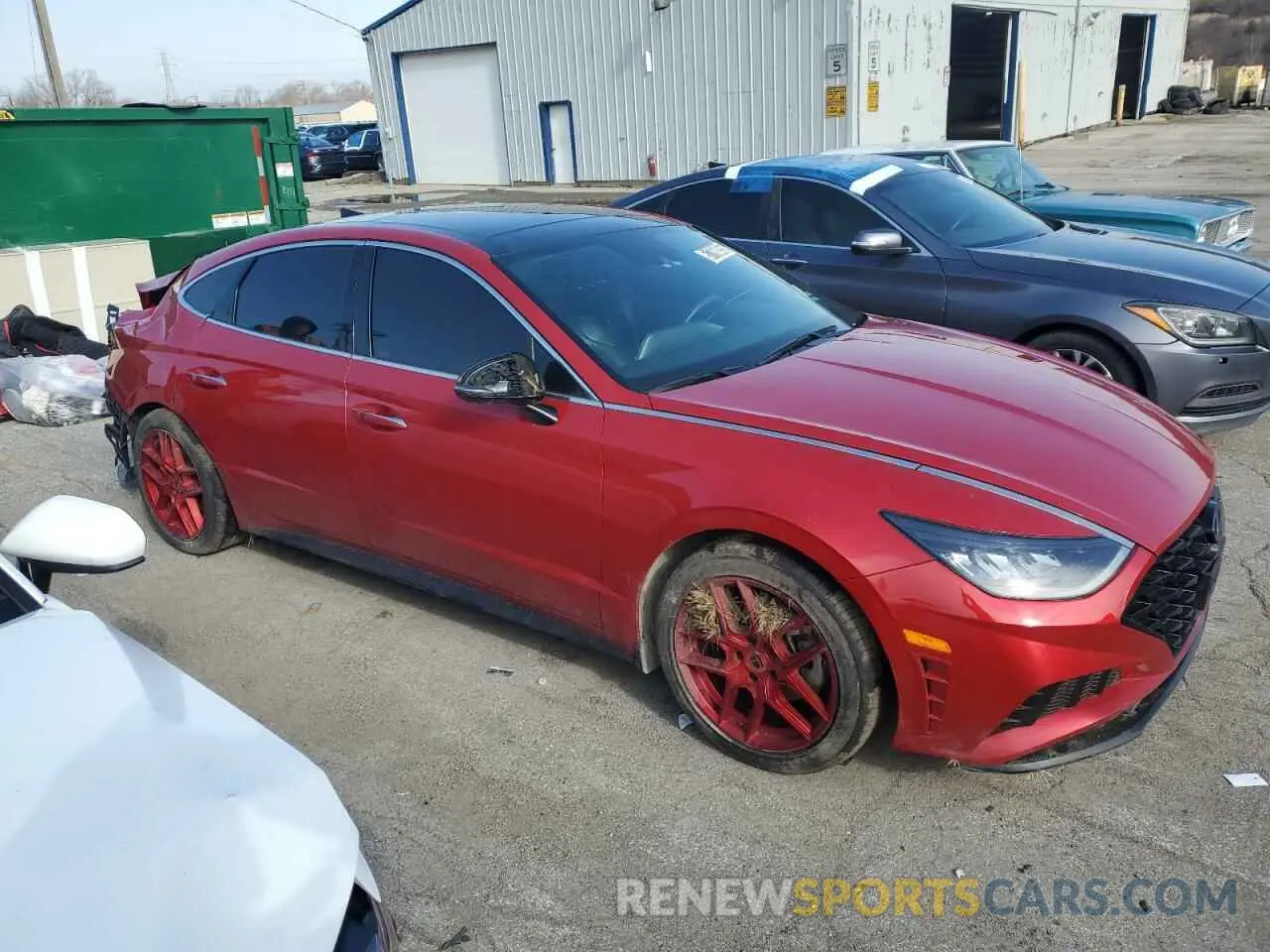 4 Фотография поврежденного автомобиля 5NPEJ4J23NH139074 HYUNDAI SONATA 2022