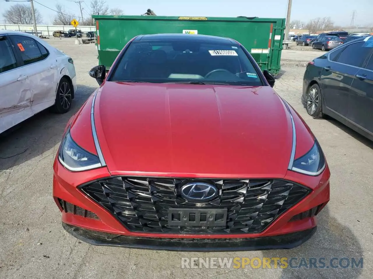 5 Фотография поврежденного автомобиля 5NPEJ4J23NH139074 HYUNDAI SONATA 2022