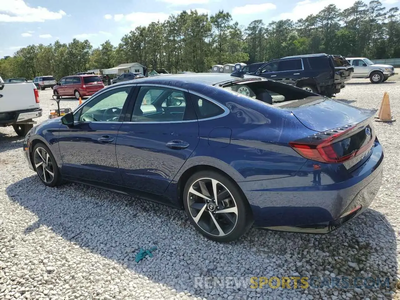 2 Photograph of a damaged car 5NPEJ4J25NH148875 HYUNDAI SONATA 2022