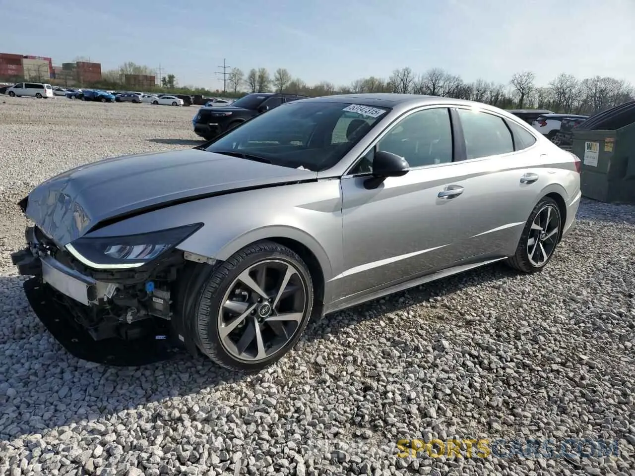 1 Photograph of a damaged car 5NPEJ4J29NH137488 HYUNDAI SONATA 2022