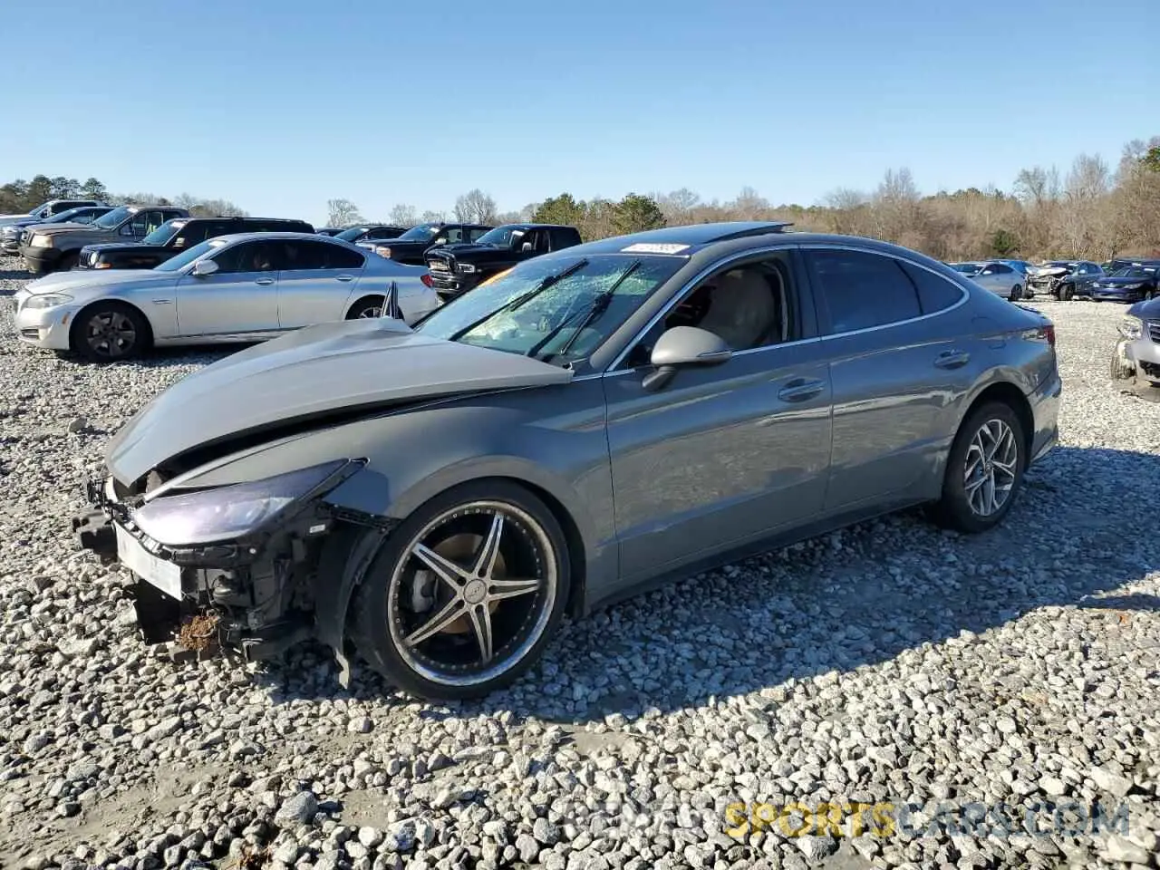 1 Photograph of a damaged car KMHL14JA4NA226130 HYUNDAI SONATA 2022