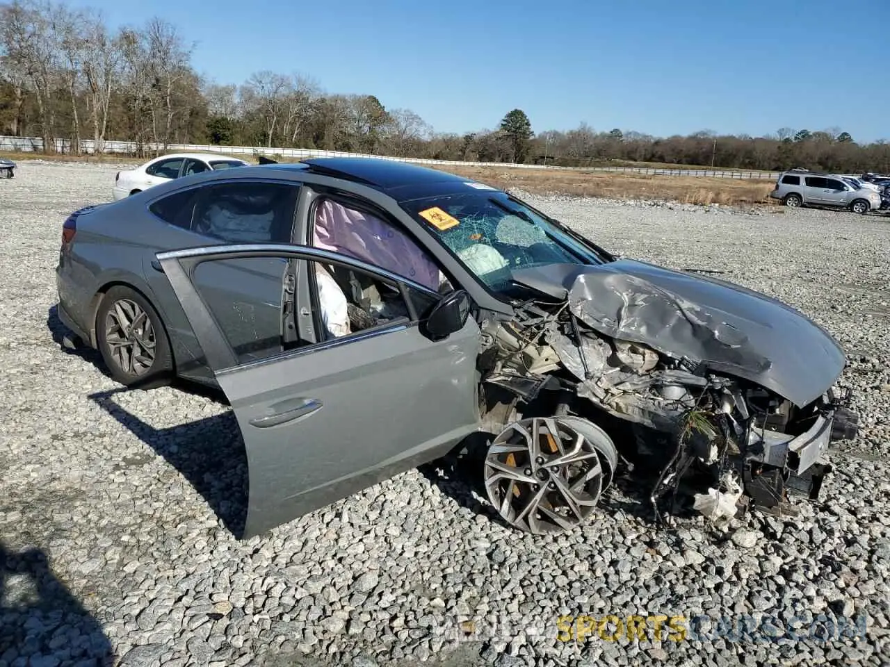 4 Photograph of a damaged car KMHL14JA4NA226130 HYUNDAI SONATA 2022