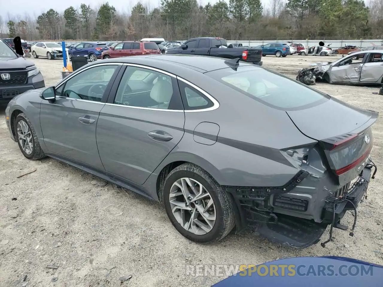 2 Photograph of a damaged car KMHL14JA6NA246461 HYUNDAI SONATA 2022