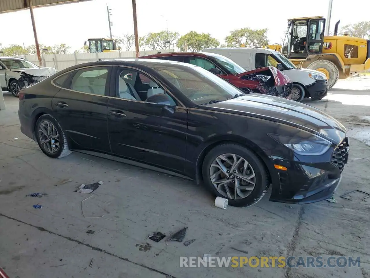 4 Фотография поврежденного автомобиля KMHL14JA8NA203126 HYUNDAI SONATA 2022