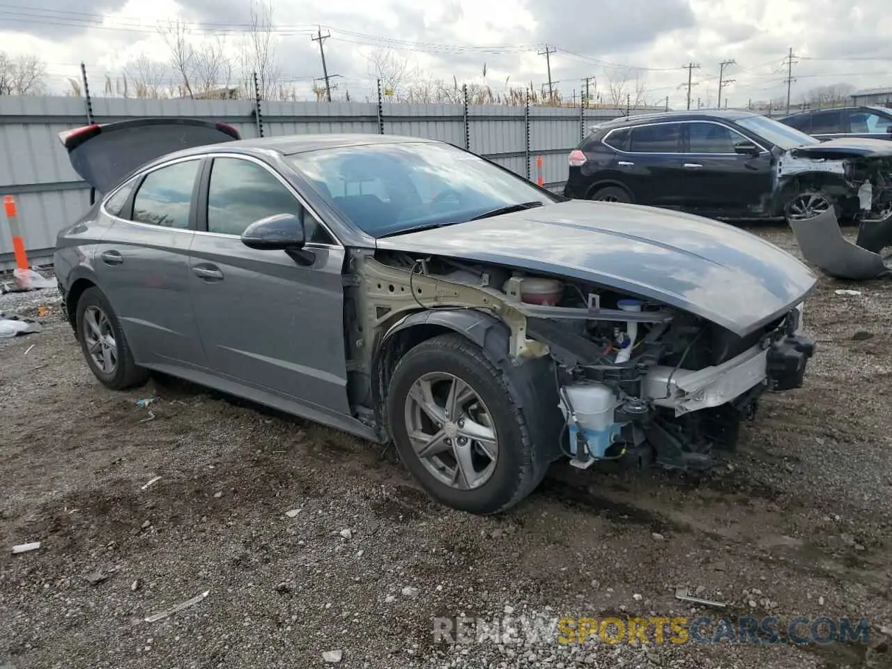 4 Photograph of a damaged car KMHL24JA9NA245186 HYUNDAI SONATA 2022