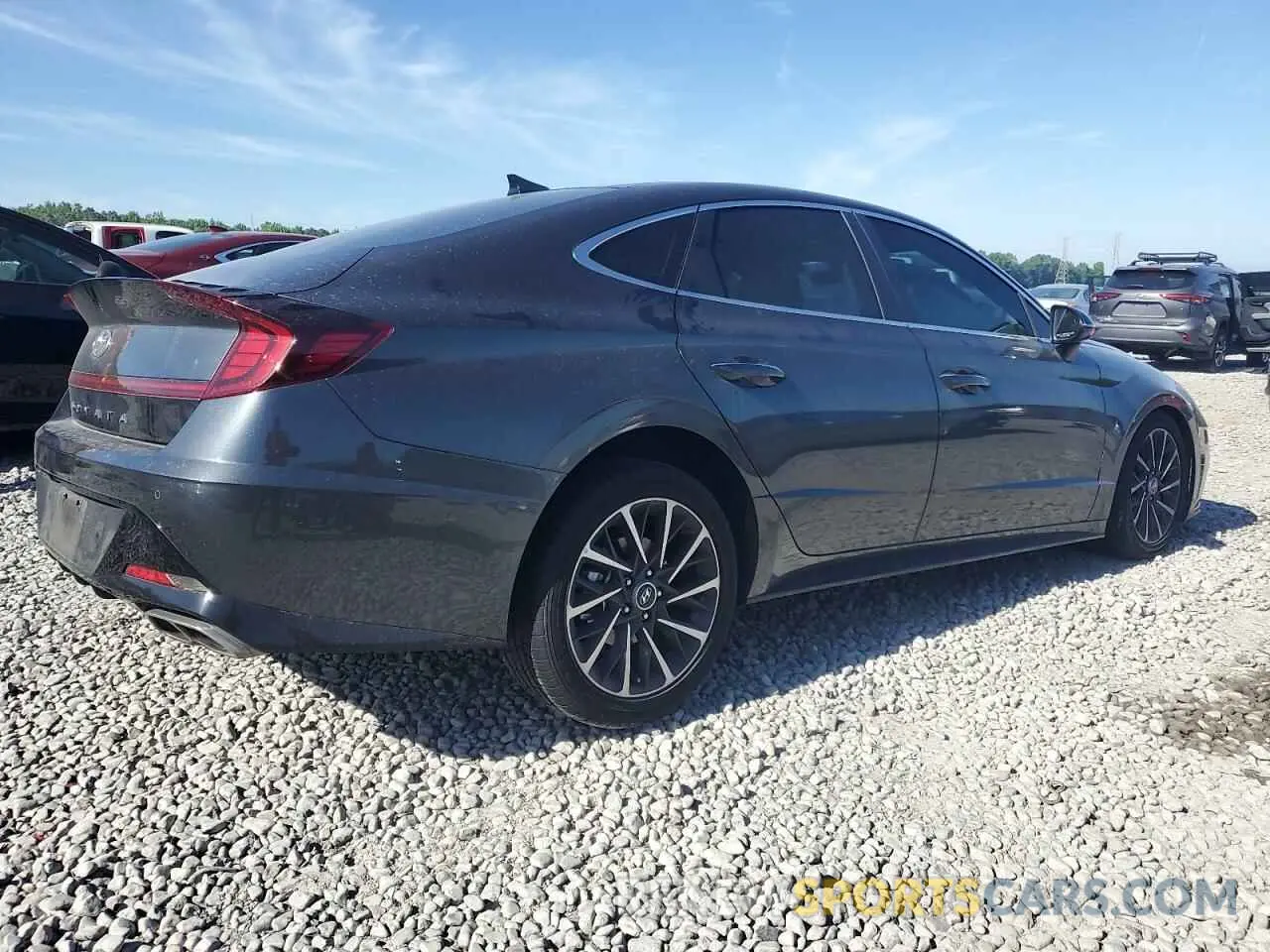 3 Photograph of a damaged car KMHL34J20NA246331 HYUNDAI SONATA 2022