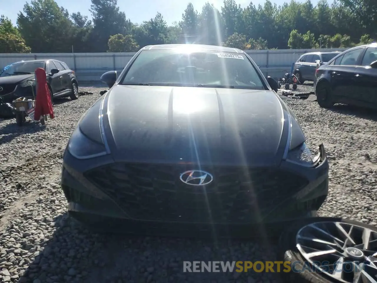 5 Photograph of a damaged car KMHL34J20NA246331 HYUNDAI SONATA 2022