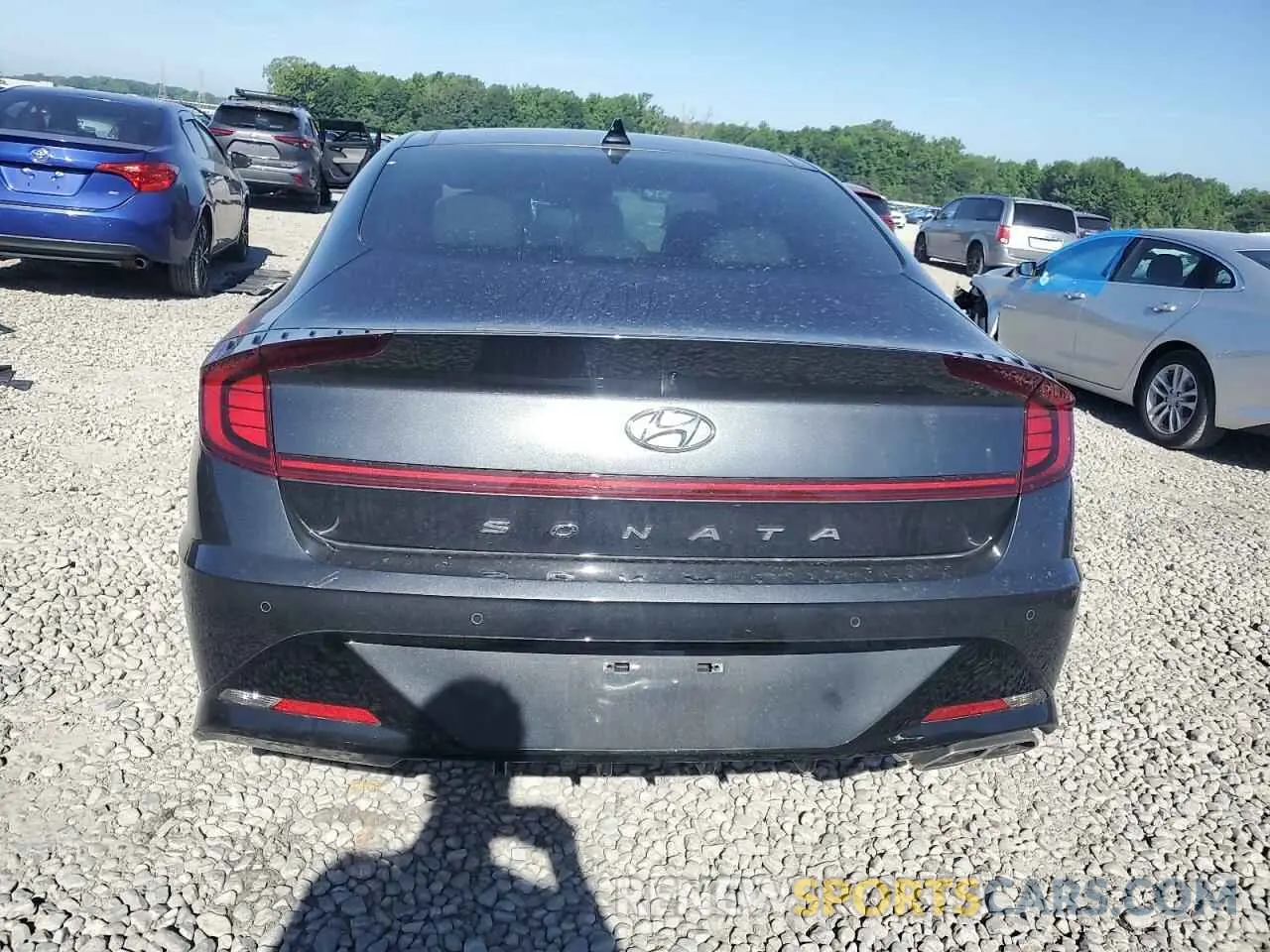 6 Photograph of a damaged car KMHL34J20NA246331 HYUNDAI SONATA 2022