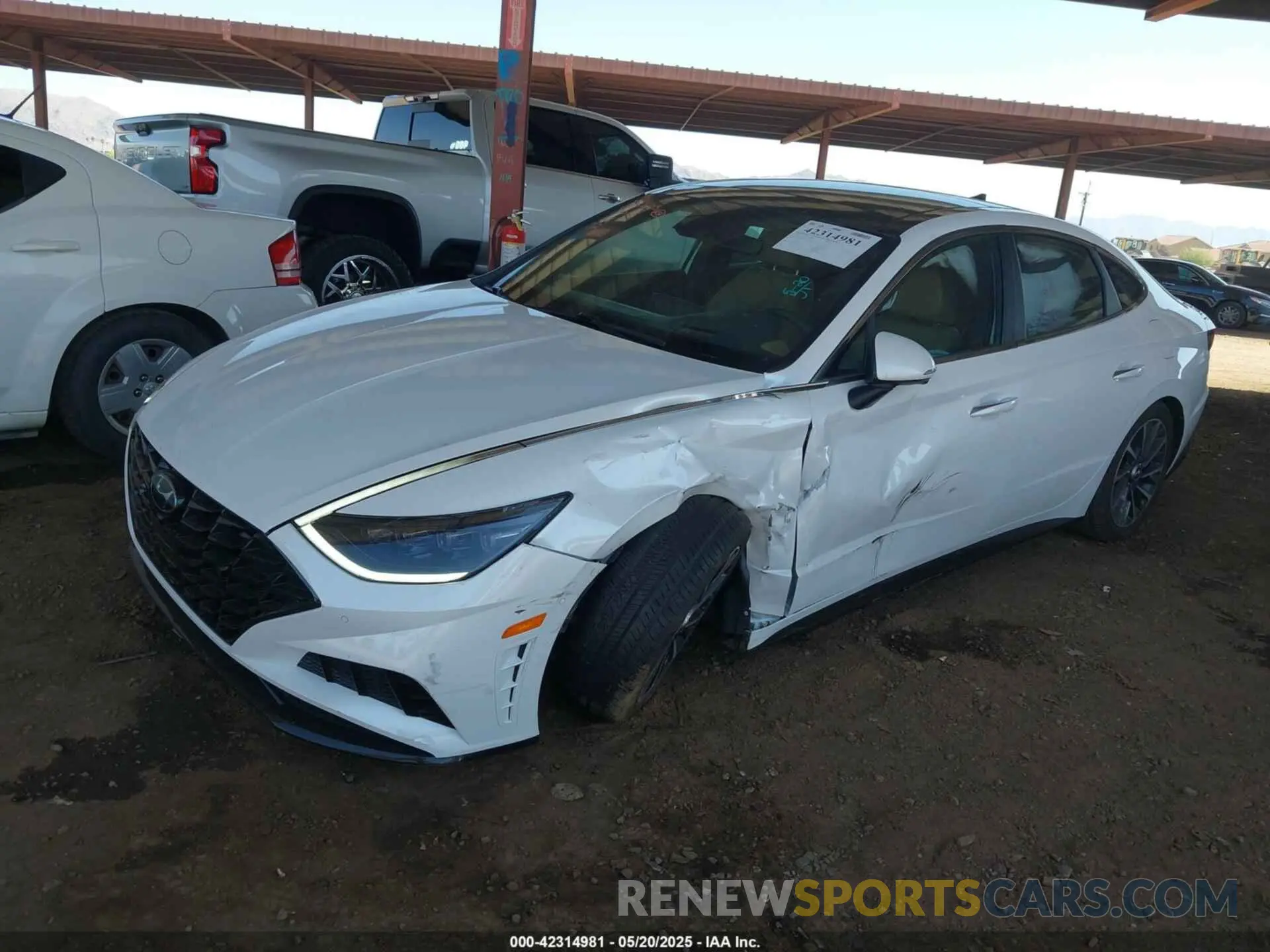 6 Photograph of a damaged car KMHL34J23NA168322 HYUNDAI SONATA 2022