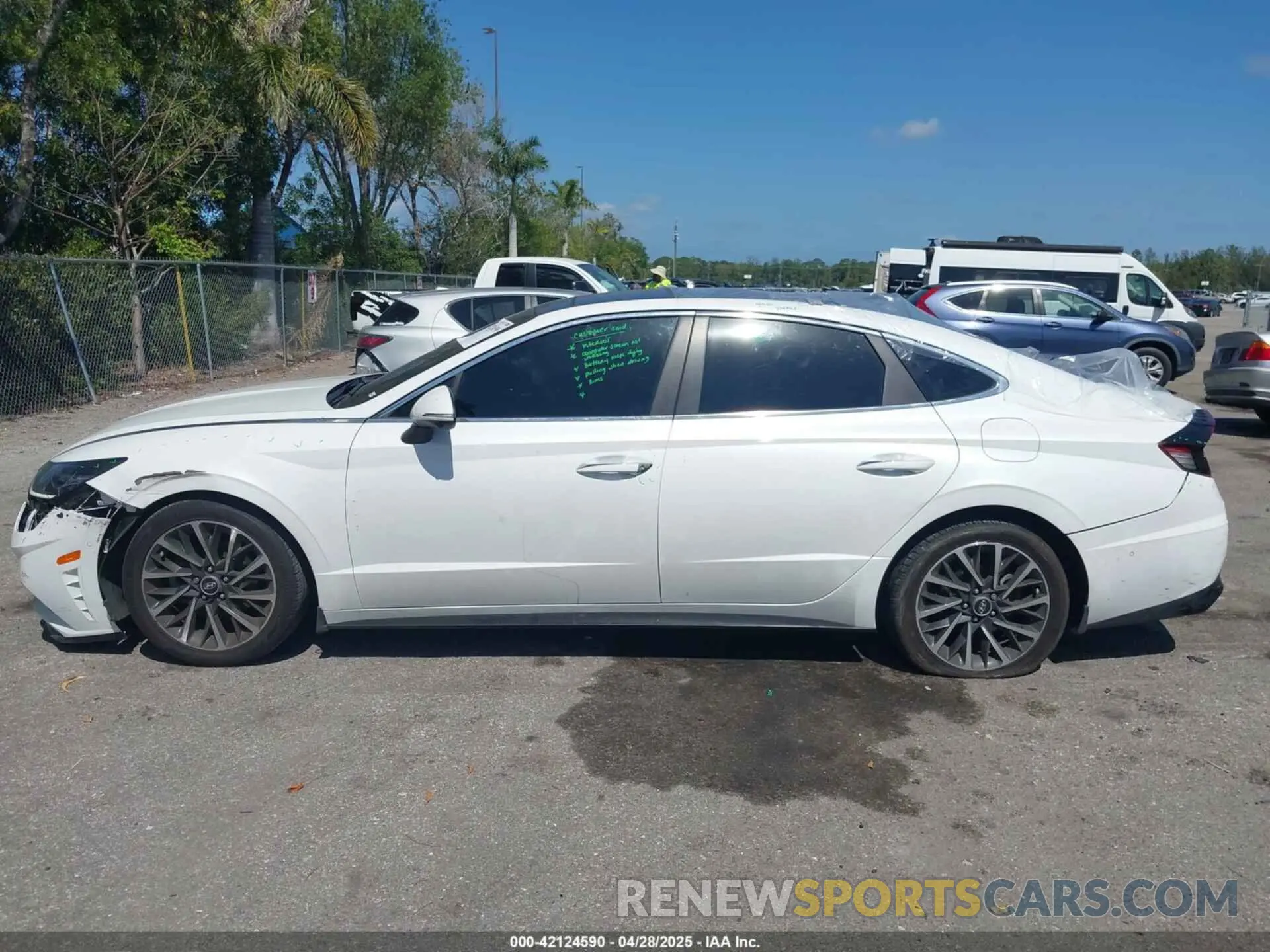 14 Photograph of a damaged car KMHL34J23NA186920 HYUNDAI SONATA 2022