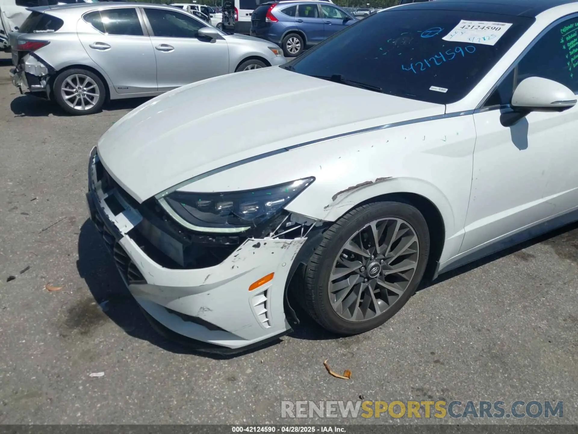 6 Photograph of a damaged car KMHL34J23NA186920 HYUNDAI SONATA 2022