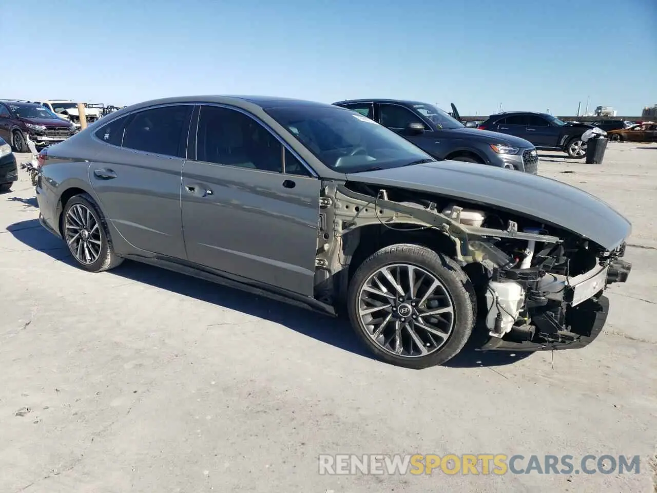 4 Photograph of a damaged car KMHL34J27NA243877 HYUNDAI SONATA 2022
