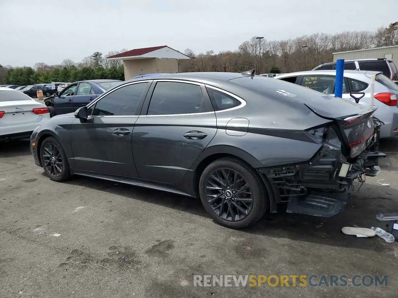 2 Photograph of a damaged car KMHL34J29NA216471 HYUNDAI SONATA 2022