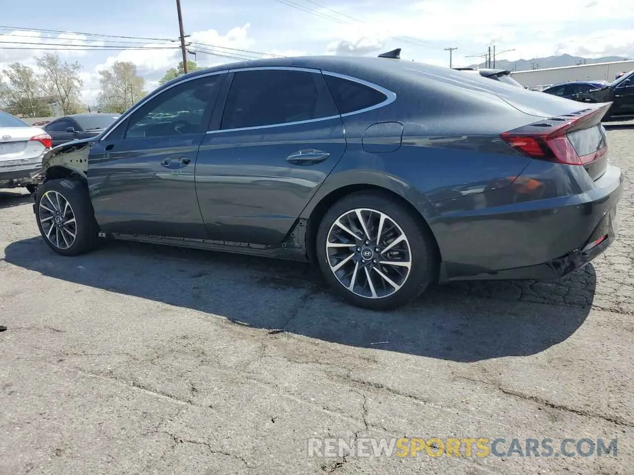 2 Photograph of a damaged car KMHL34J2XNA178913 HYUNDAI SONATA 2022
