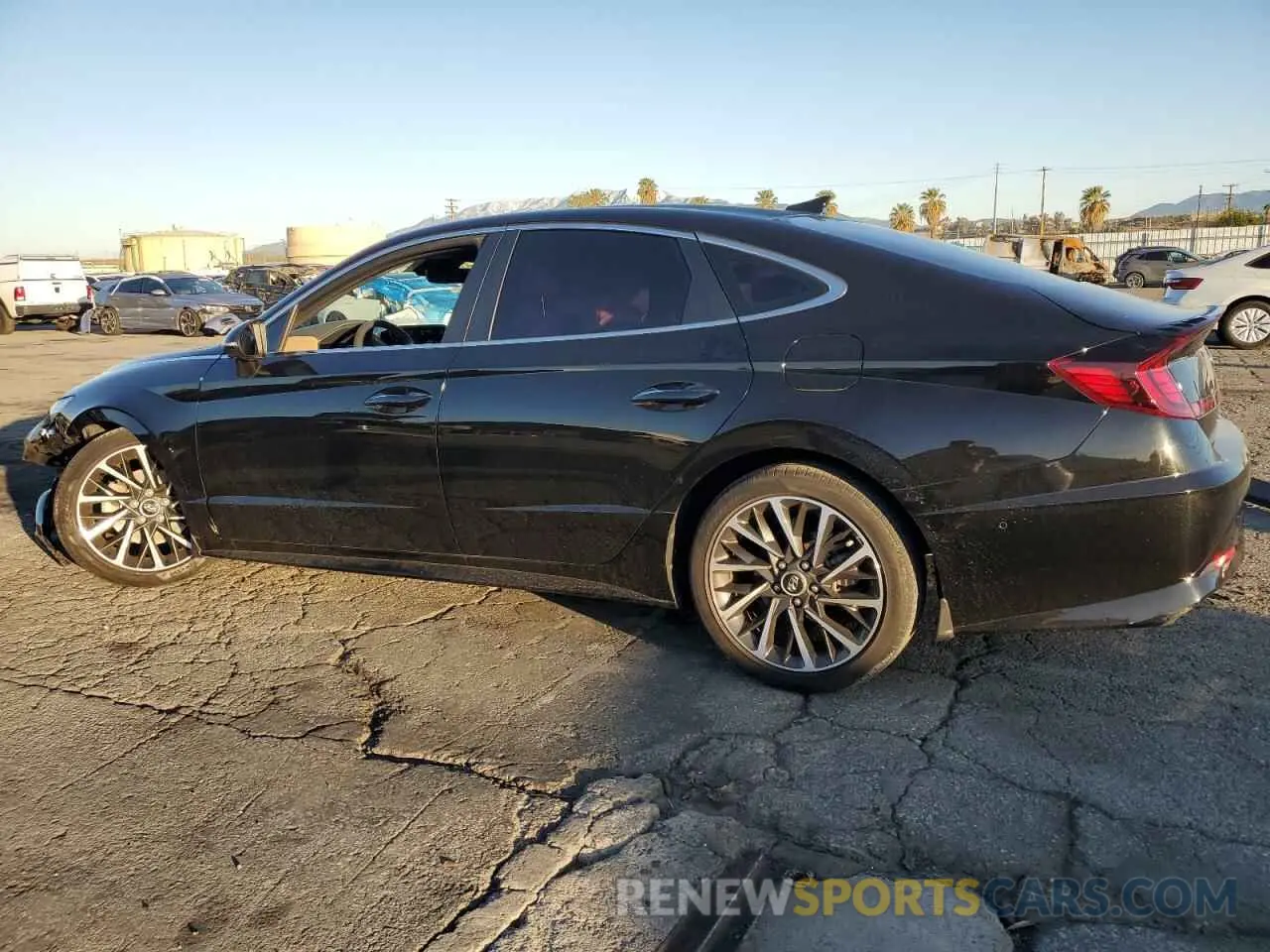 2 Photograph of a damaged car KMHL34J2XNA180662 HYUNDAI SONATA 2022