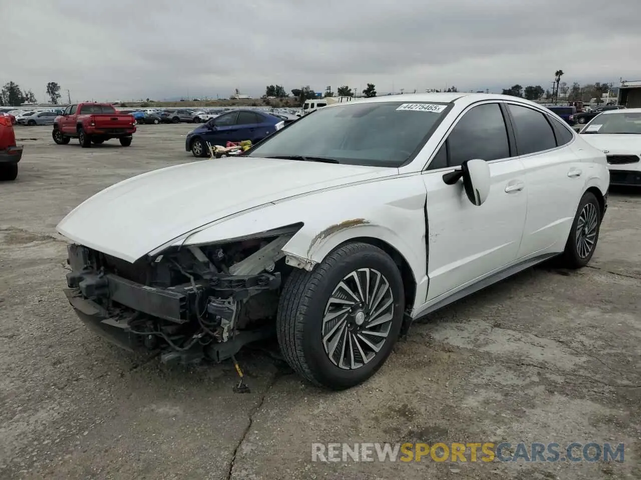 1 Photograph of a damaged car KMHL34JJ9NA039086 HYUNDAI SONATA 2022