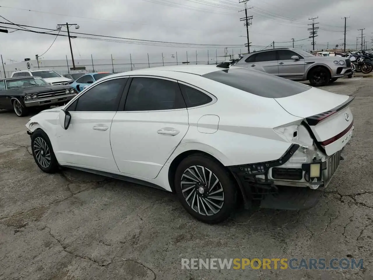 2 Photograph of a damaged car KMHL34JJ9NA039086 HYUNDAI SONATA 2022
