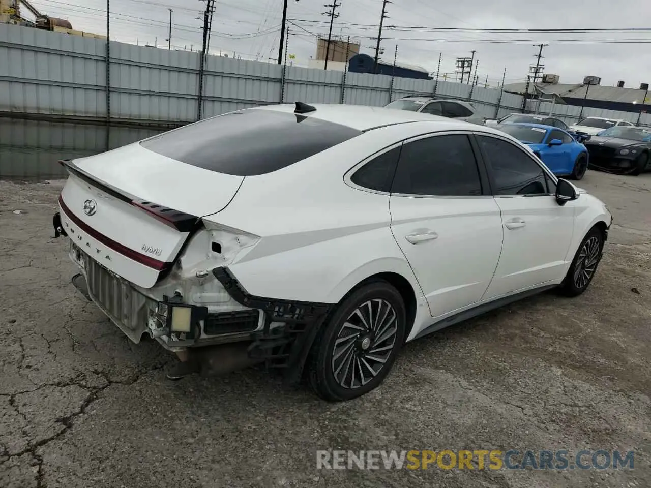 3 Photograph of a damaged car KMHL34JJ9NA039086 HYUNDAI SONATA 2022