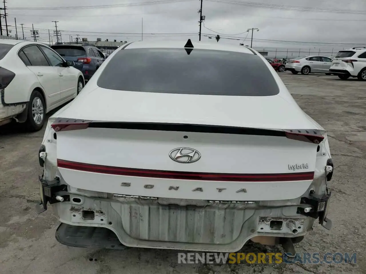 6 Photograph of a damaged car KMHL34JJ9NA039086 HYUNDAI SONATA 2022