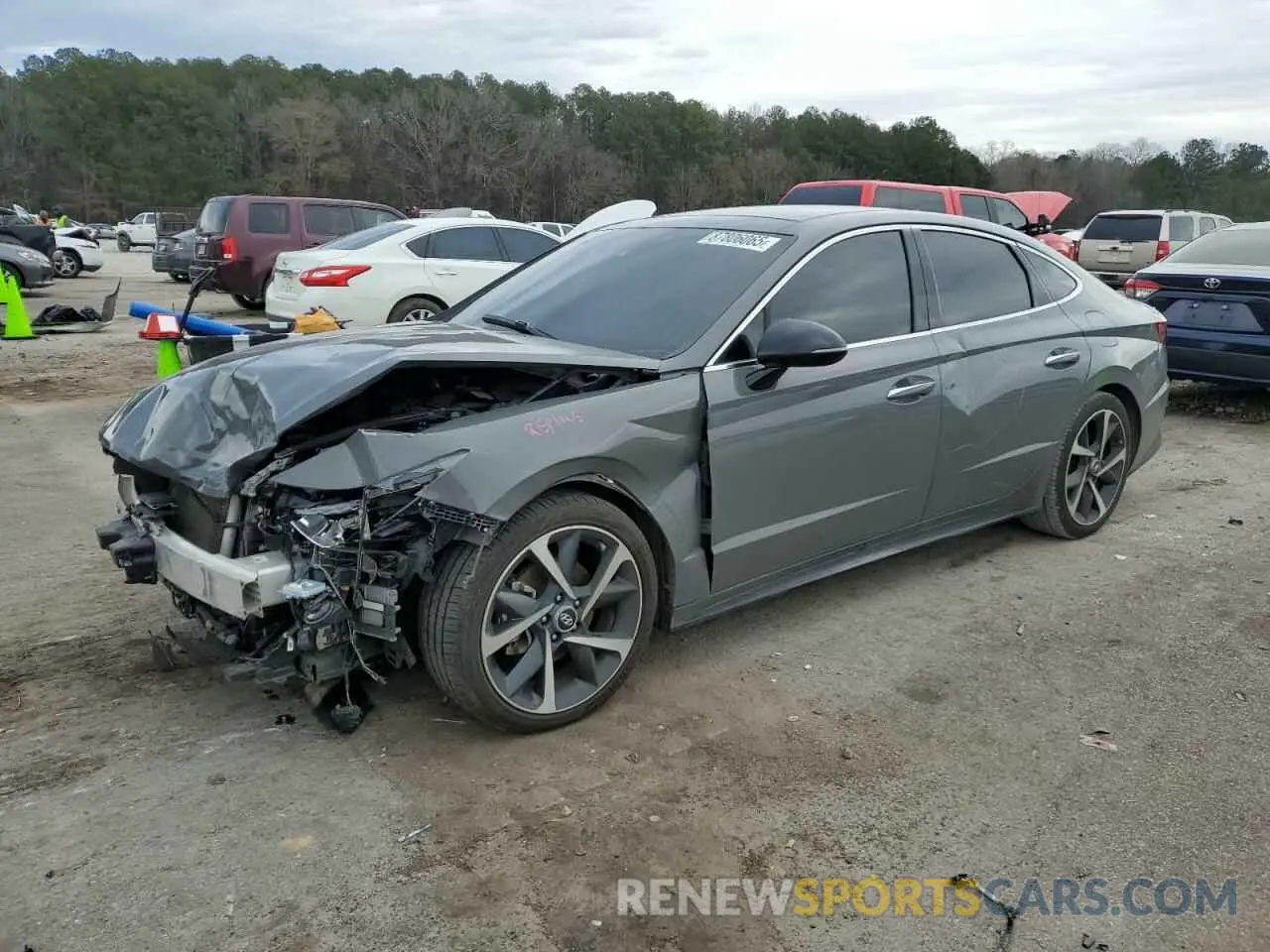 1 Фотография поврежденного автомобиля KMHL44J20NA223788 HYUNDAI SONATA 2022