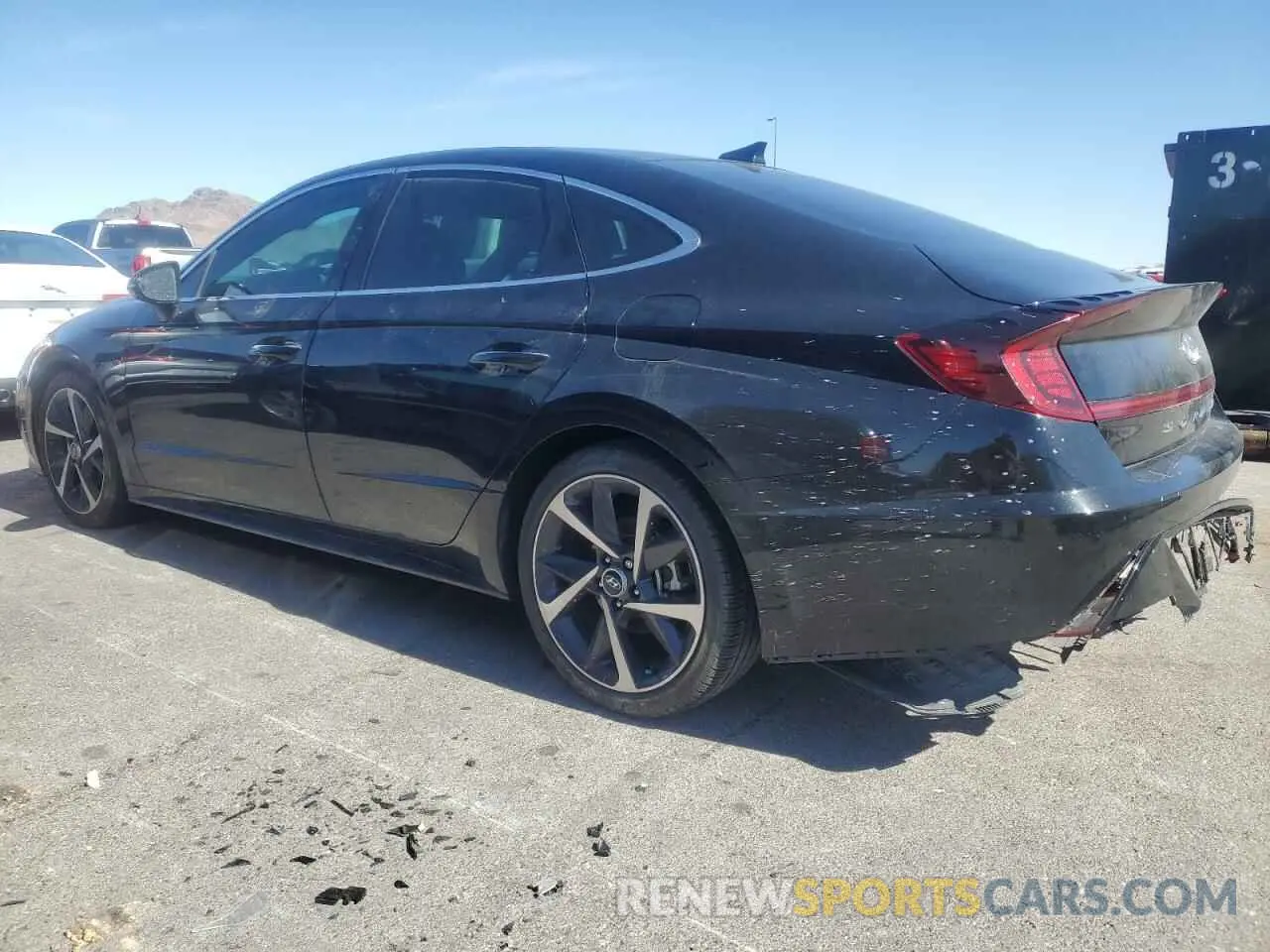 2 Photograph of a damaged car KMHL44J23NA235014 HYUNDAI SONATA 2022