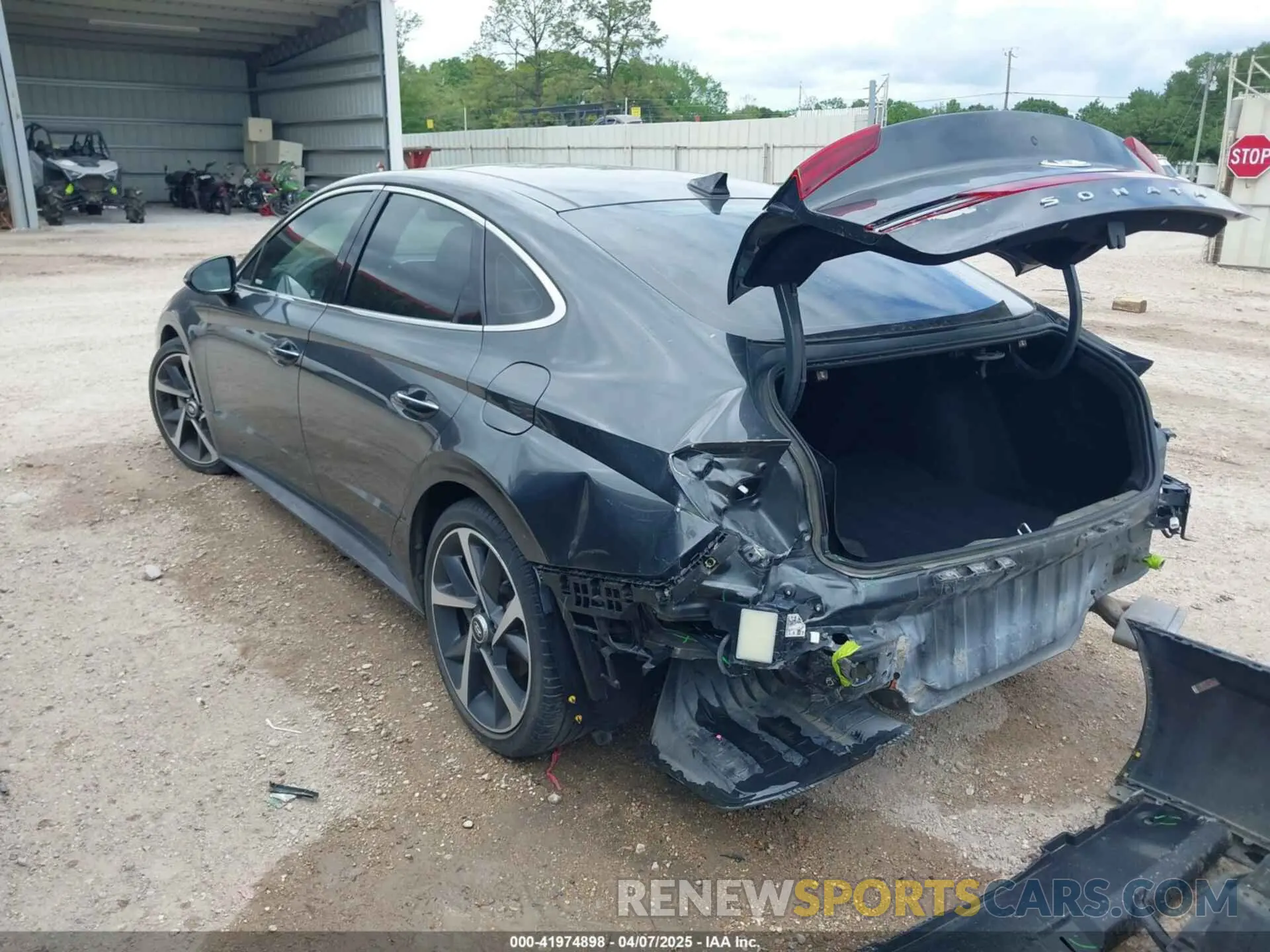3 Фотография поврежденного автомобиля KMHL44J23NA241900 HYUNDAI SONATA 2022