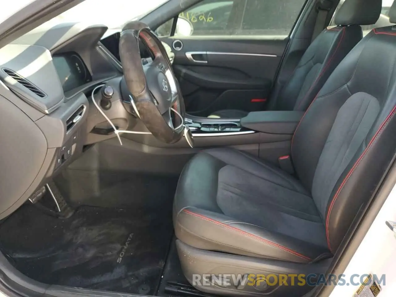 7 Photograph of a damaged car KMHL44J25NA227738 HYUNDAI SONATA 2022
