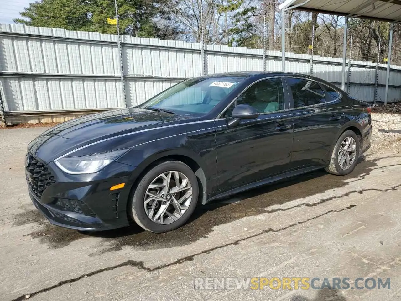 1 Photograph of a damaged car KMHL64JA0NA232041 HYUNDAI SONATA 2022