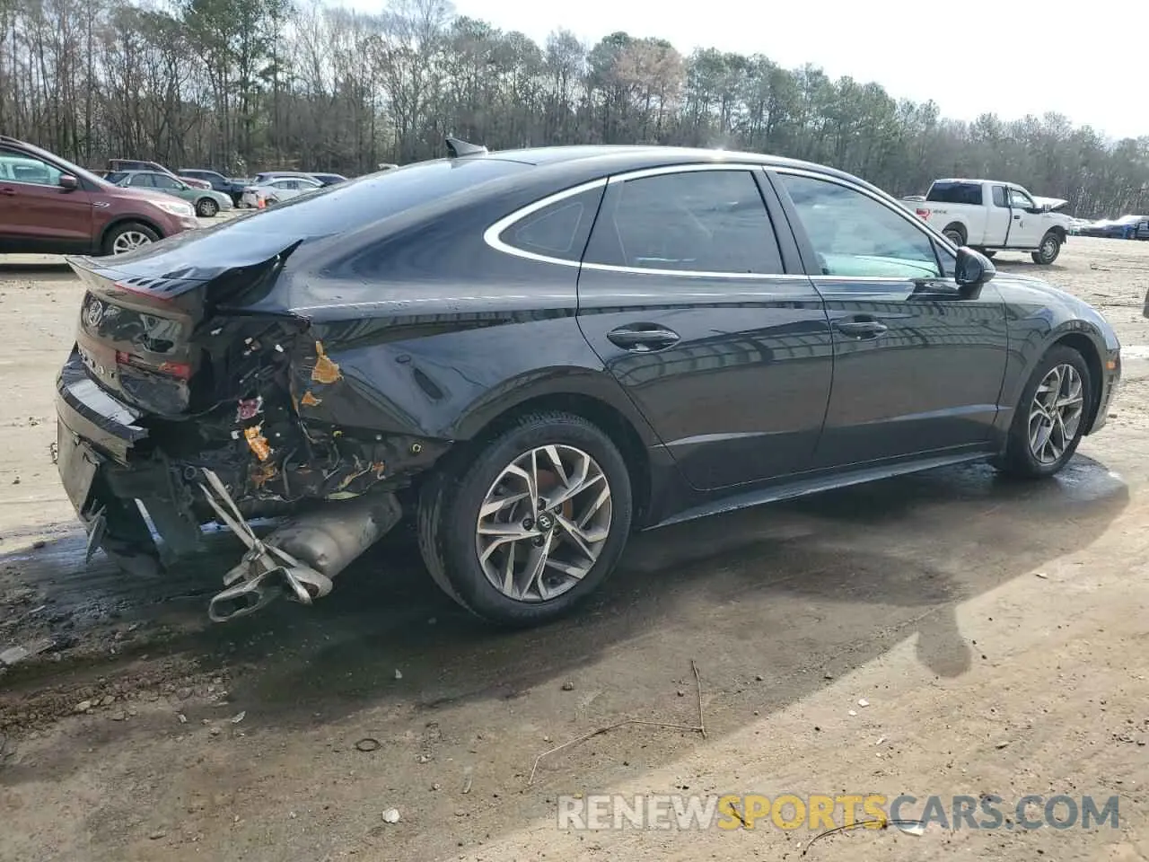 3 Photograph of a damaged car KMHL64JA0NA232041 HYUNDAI SONATA 2022