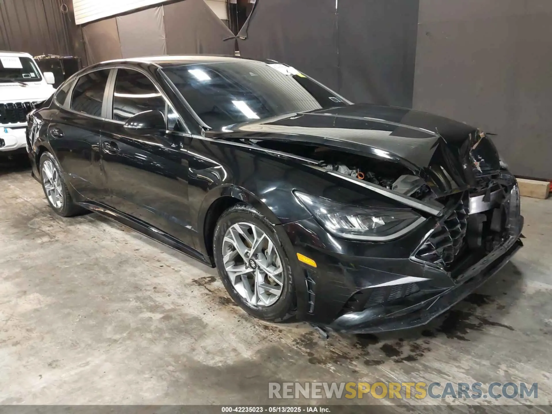 1 Photograph of a damaged car KMHL64JA2NA219131 HYUNDAI SONATA 2022