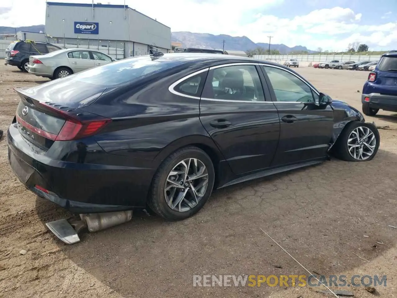 3 Photograph of a damaged car KMHL64JA6NA218807 HYUNDAI SONATA 2022