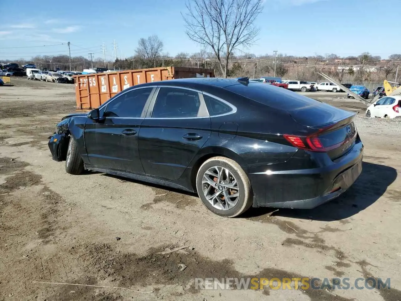 2 Photograph of a damaged car KMHL64JA7NA235387 HYUNDAI SONATA 2022