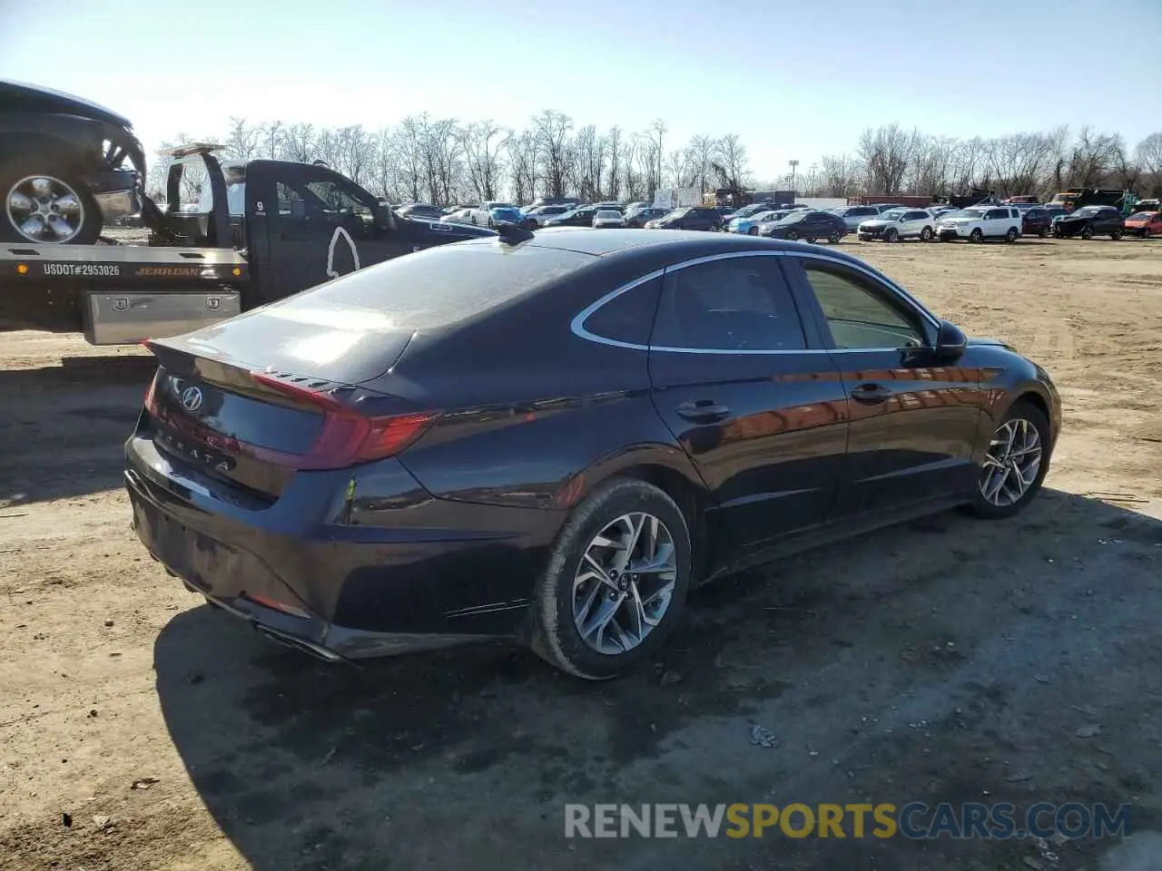 3 Photograph of a damaged car KMHL64JA7NA235387 HYUNDAI SONATA 2022