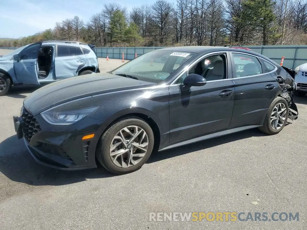 1 Photograph of a damaged car KMHL64JA8NA177872 HYUNDAI SONATA 2022
