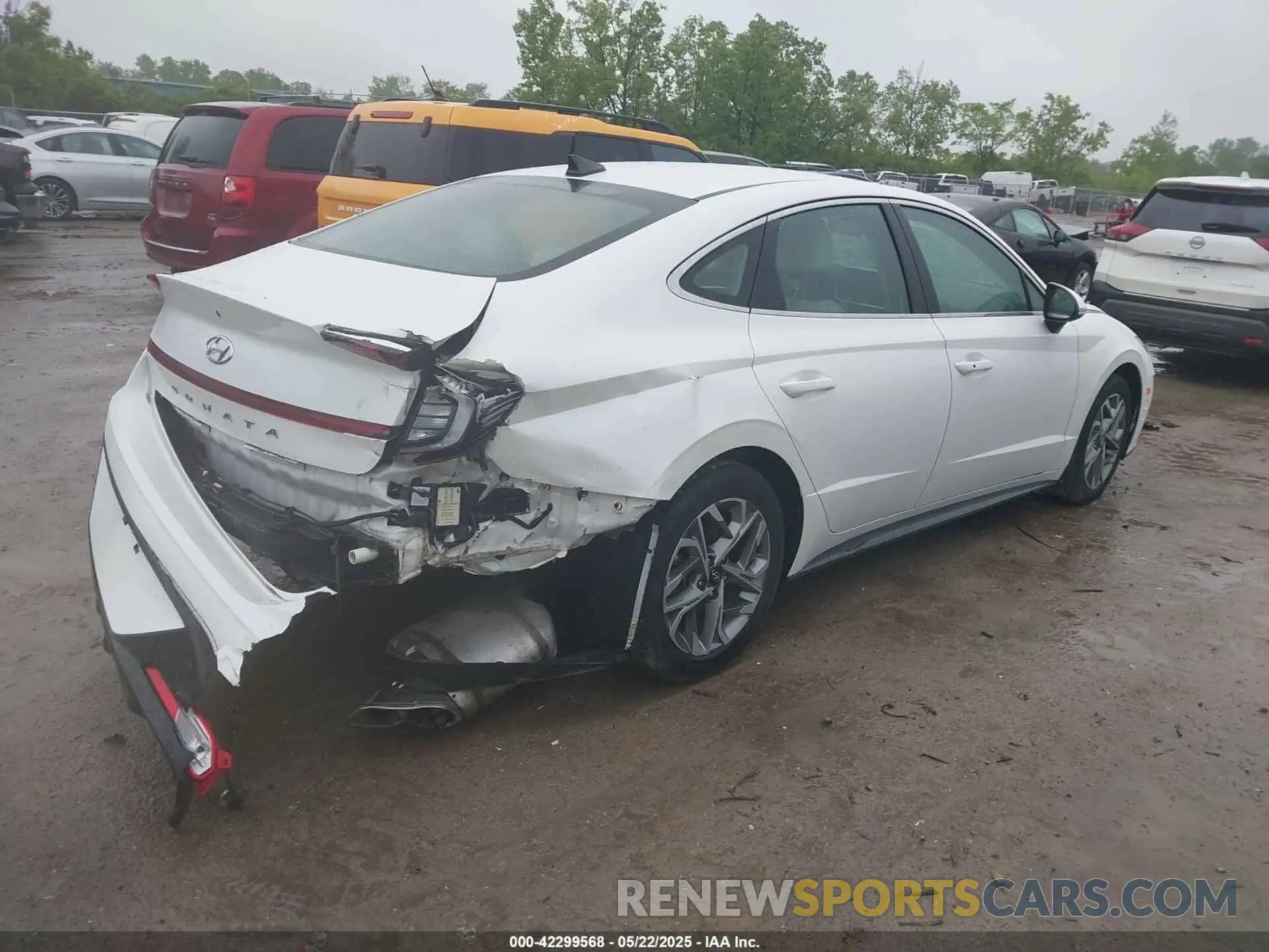 4 Фотография поврежденного автомобиля KMHL64JA8NA233499 HYUNDAI SONATA 2022
