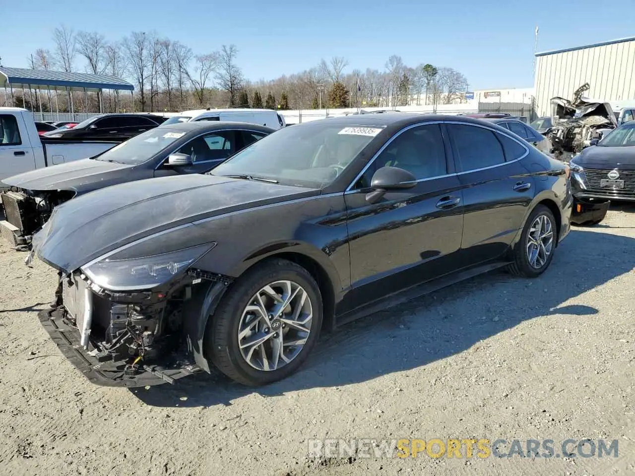 1 Photograph of a damaged car KMHL14JA0PA347515 HYUNDAI SONATA 2023