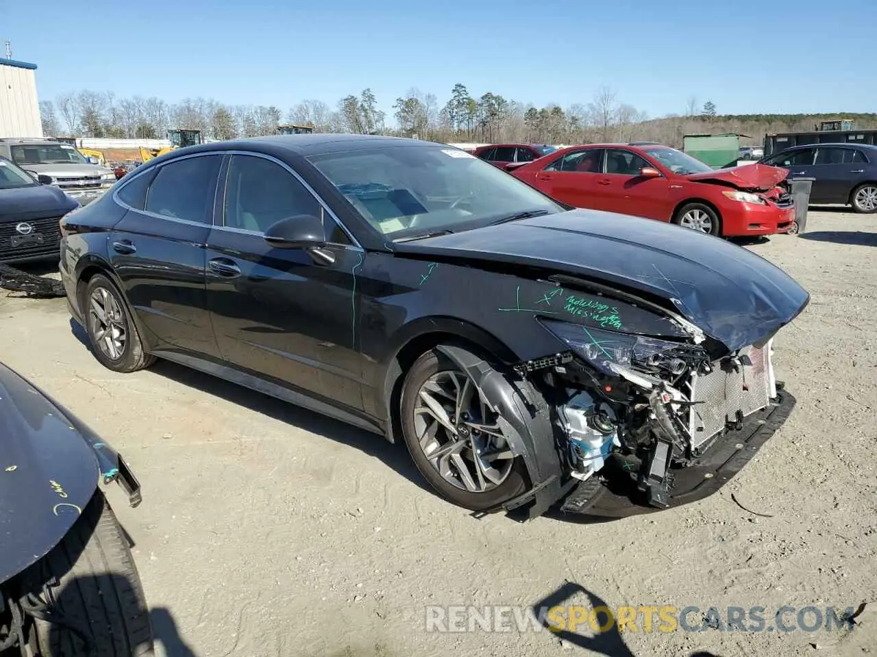 4 Photograph of a damaged car KMHL14JA0PA347515 HYUNDAI SONATA 2023