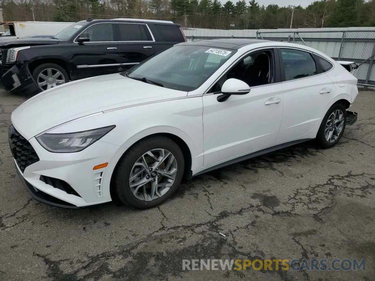 1 Photograph of a damaged car KMHL14JA1PA294856 HYUNDAI SONATA 2023