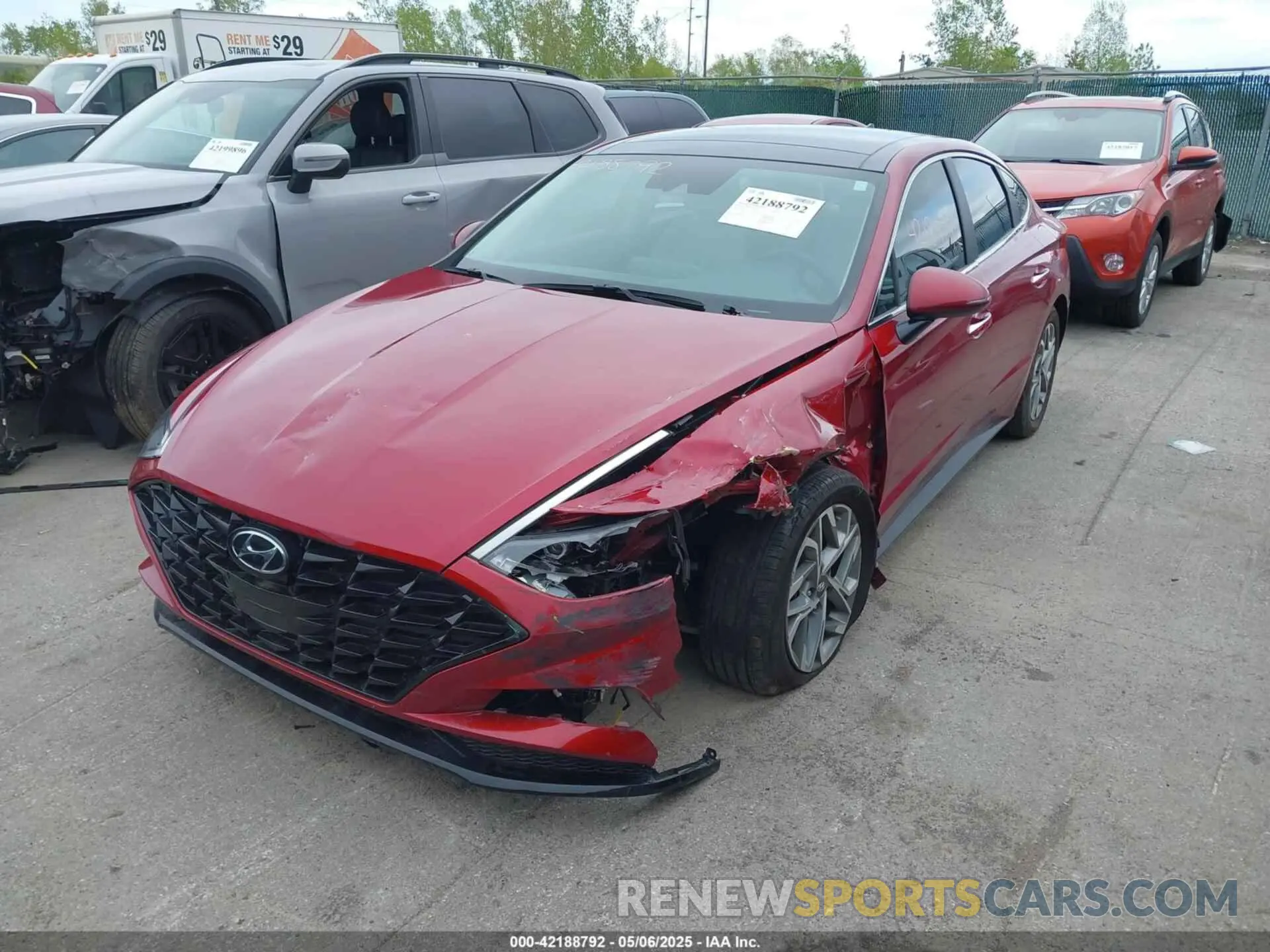 2 Фотография поврежденного автомобиля KMHL14JA2PA332045 HYUNDAI SONATA 2023