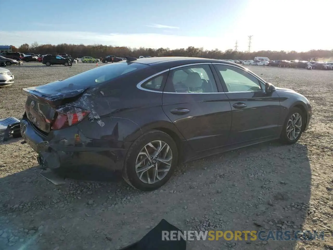 3 Photograph of a damaged car KMHL14JA2PA346723 HYUNDAI SONATA 2023