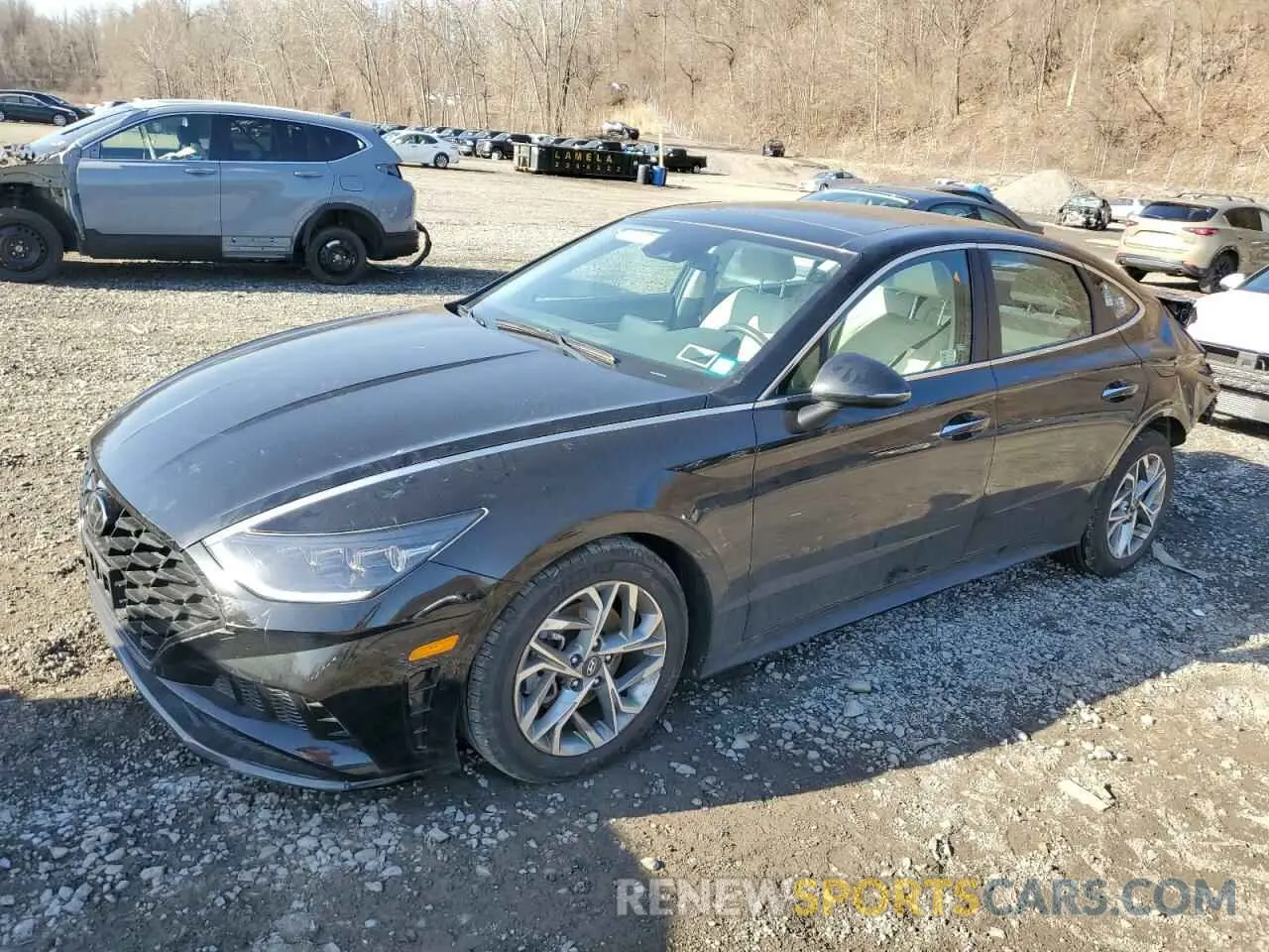 1 Photograph of a damaged car KMHL14JA4PA306143 HYUNDAI SONATA 2023