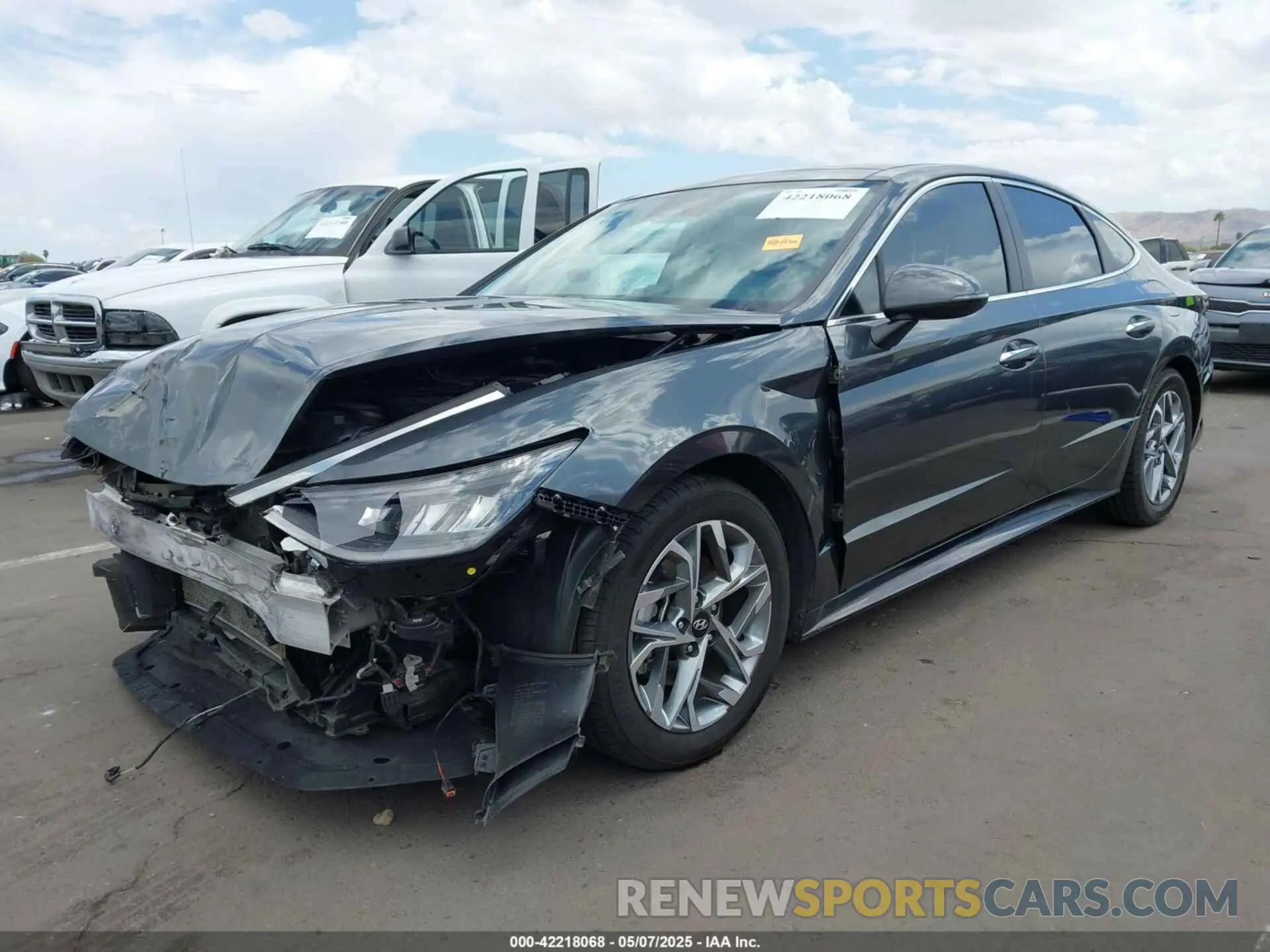 2 Photograph of a damaged car KMHL14JA5PA283357 HYUNDAI SONATA 2023