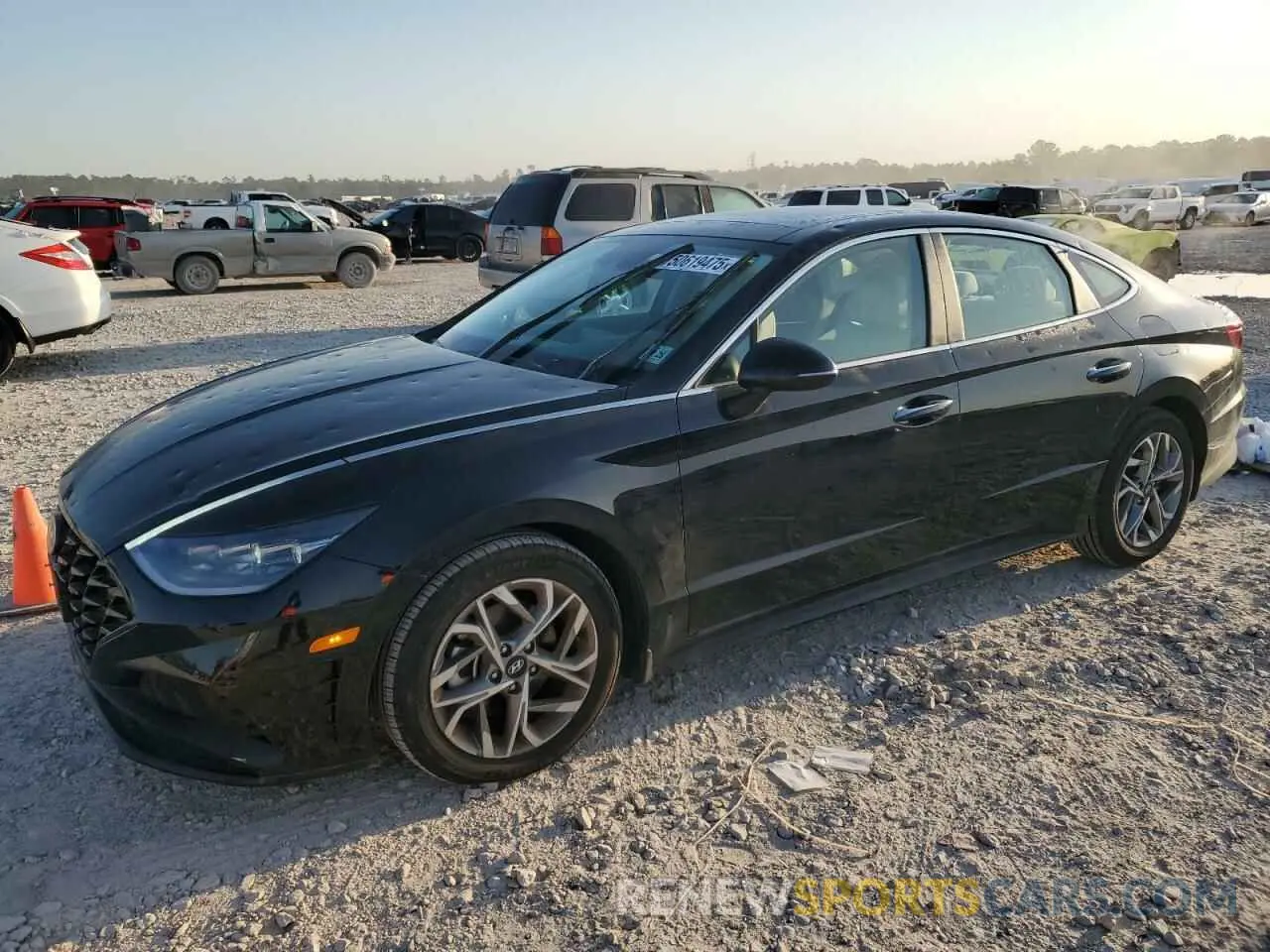 1 Photograph of a damaged car KMHL14JA8PA347570 HYUNDAI SONATA 2023